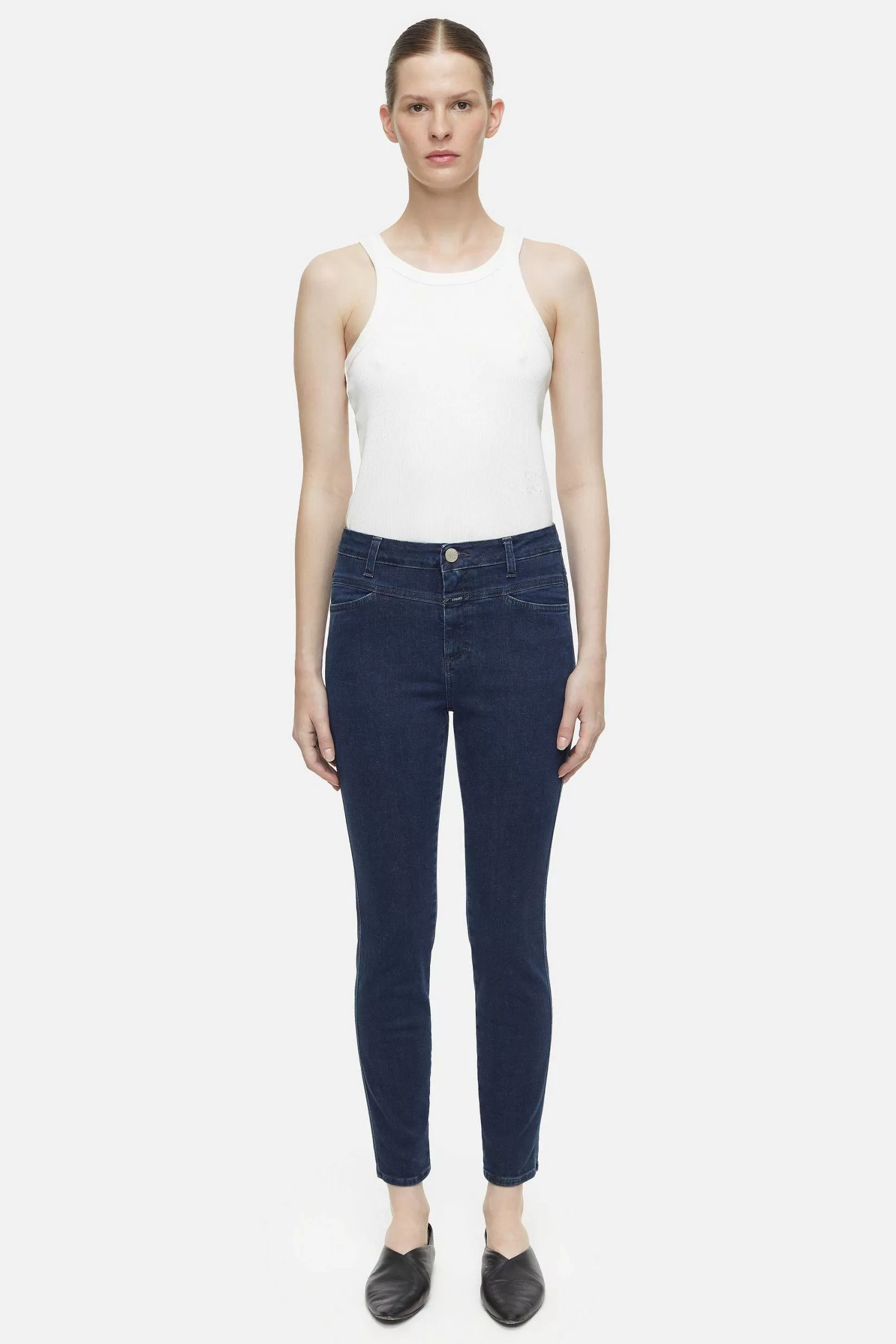 Flash Sale CLOSED Skinny Jeans - Stijlnaam Skinny Pusher Donkerblauw