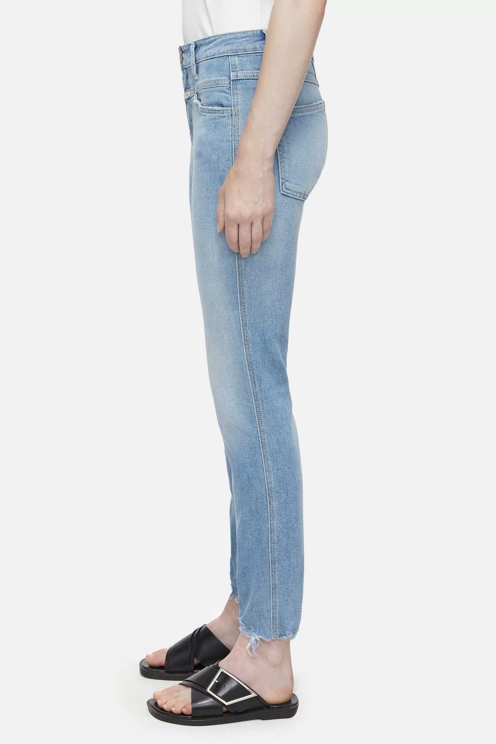 Outlet CLOSED Skinny Jeans - Stijlnaam Skinny Pusher Lichtblauw