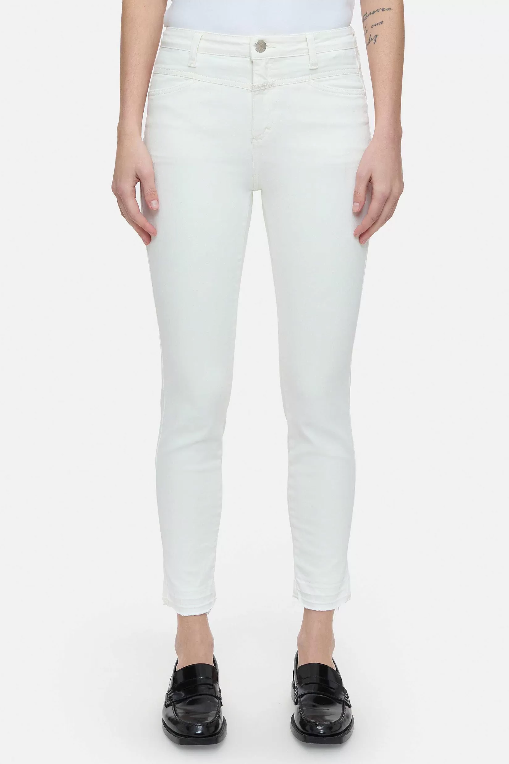 Fashion CLOSED Skinny Jeans - Stijlnaam Skinny Pusher Ivoor