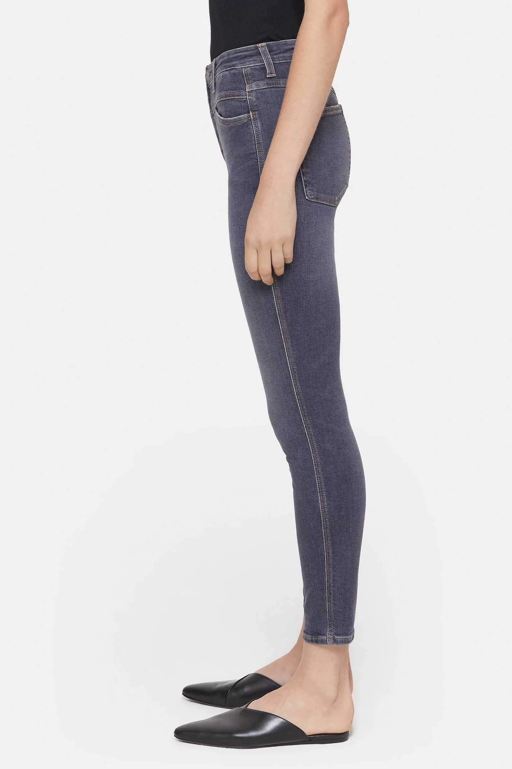 Discount CLOSED Skinny Jeans - Stijlnaam Skinny Pusher Donker Grijs