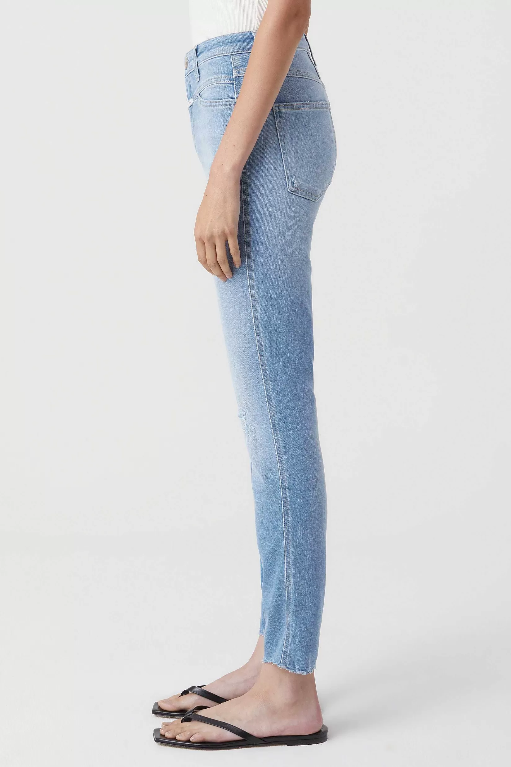 Outlet CLOSED Skinny Jeans - Stijlnaam Skinny Pusher Midden Blauw