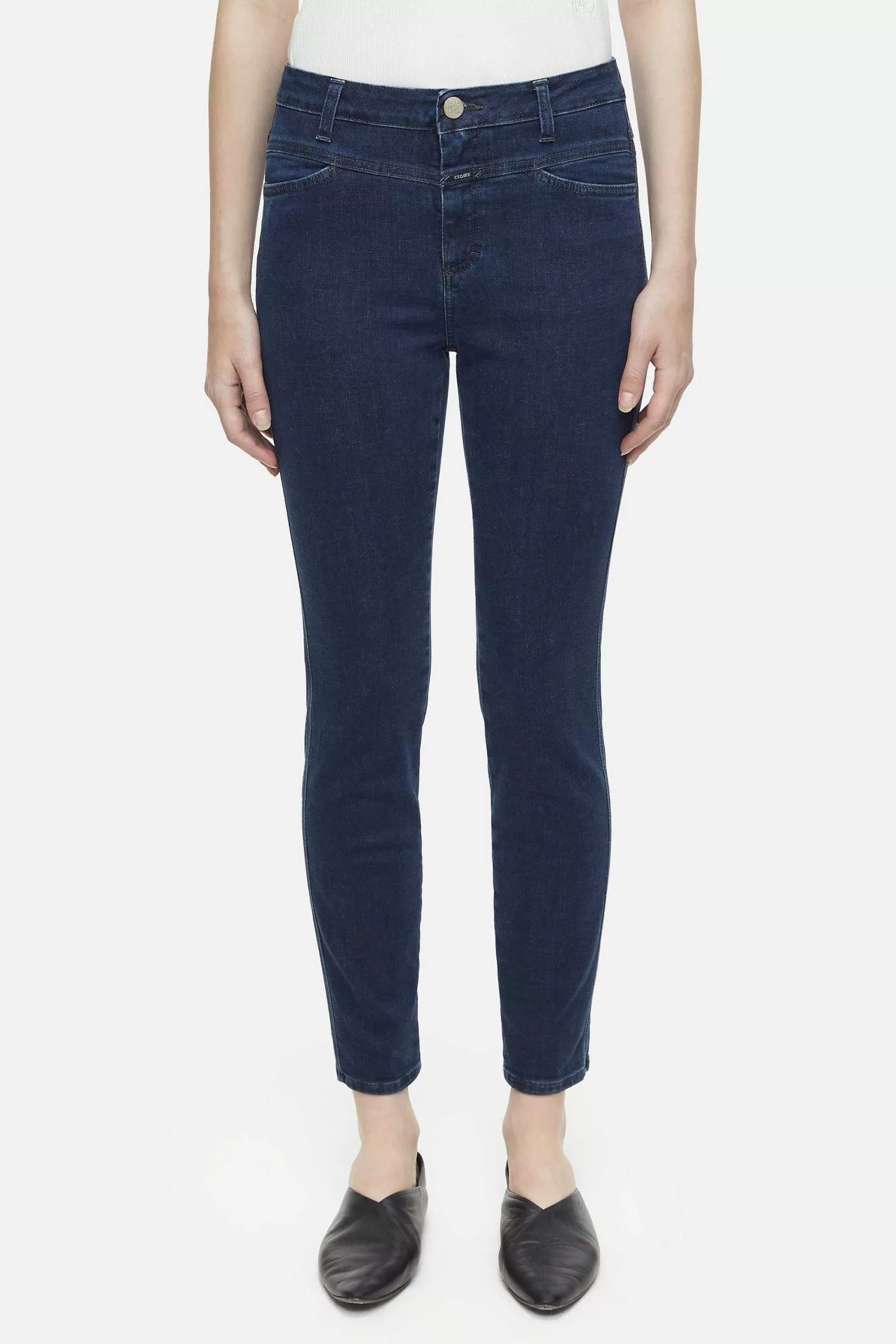 Fashion CLOSED Skinny Jeans - Stijlnaam Skinny Pusher Donkerblauw