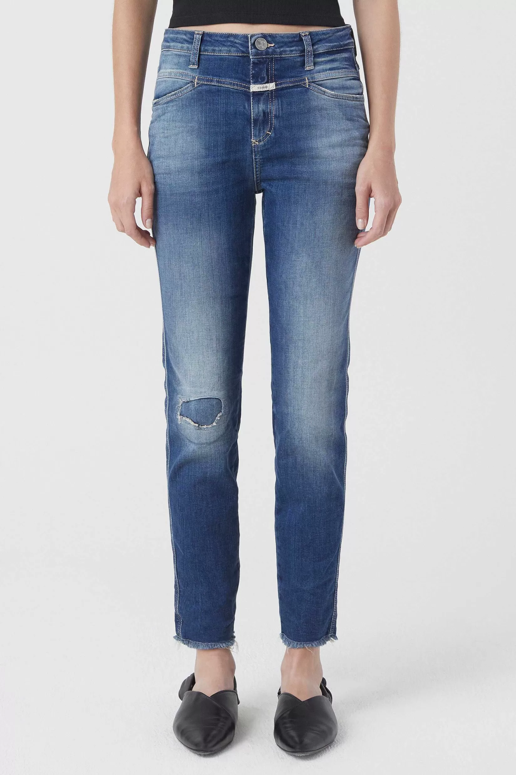 Flash Sale CLOSED Skinny Jeans - Stijlnaam Skinny Pusher Donkerblauw