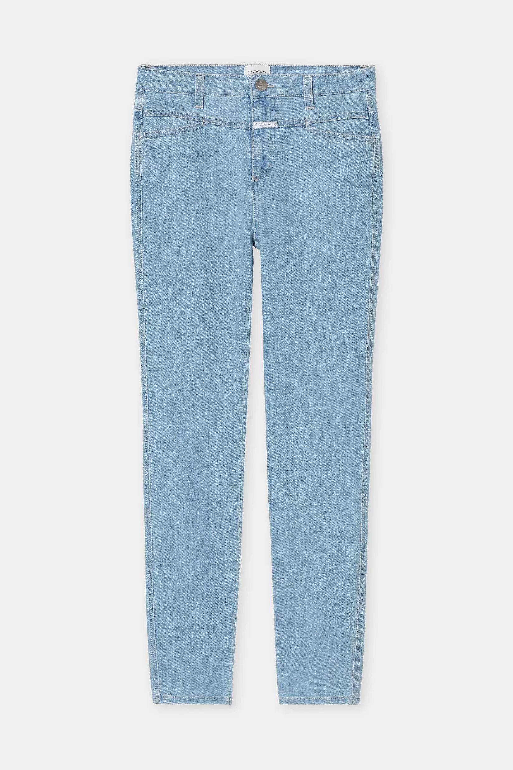 Shop CLOSED Skinny Jeans - Stijlnaam Skinny Pusher Lichtblauw