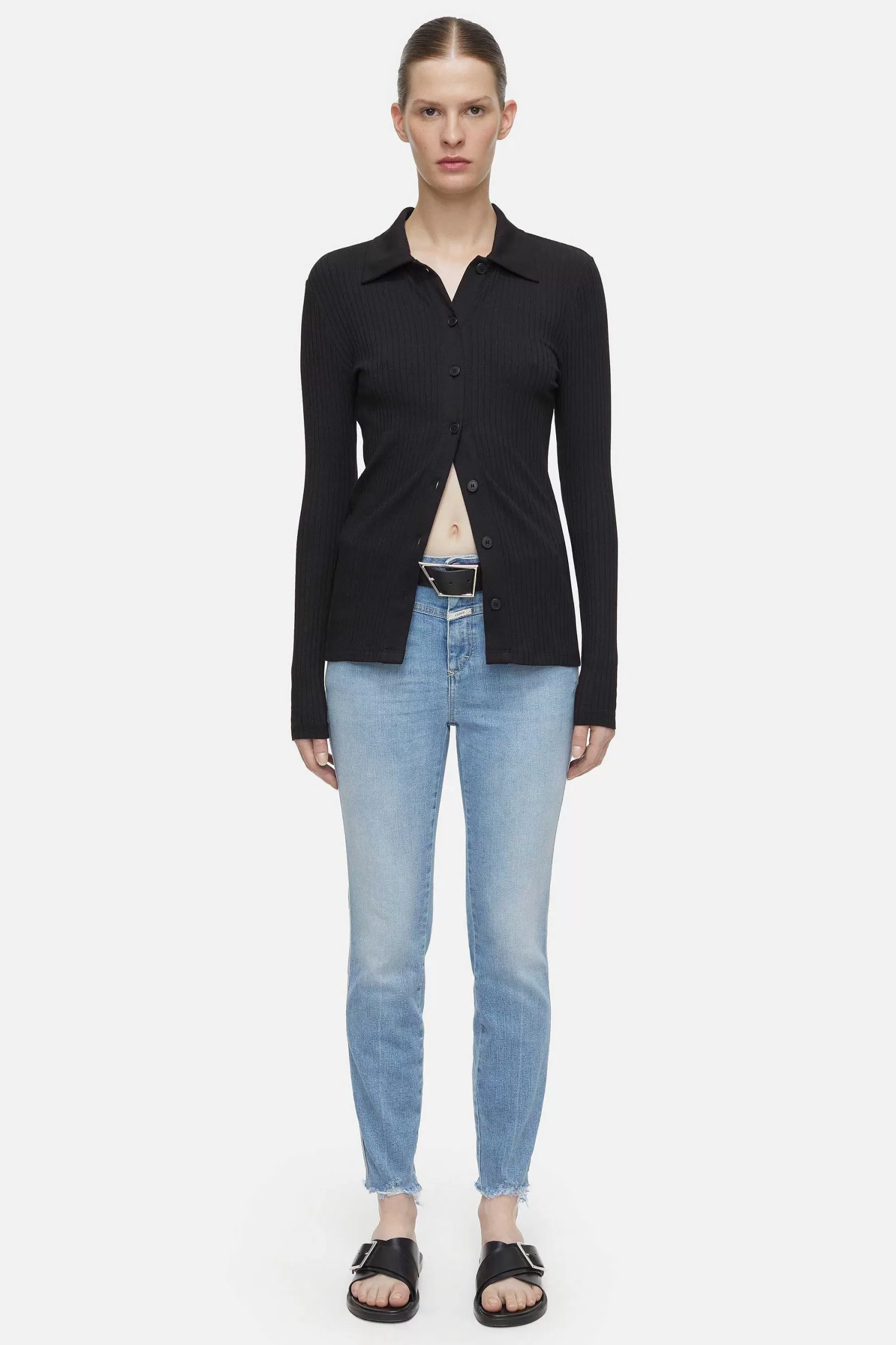 Outlet CLOSED Skinny Jeans - Stijlnaam Skinny Pusher Lichtblauw