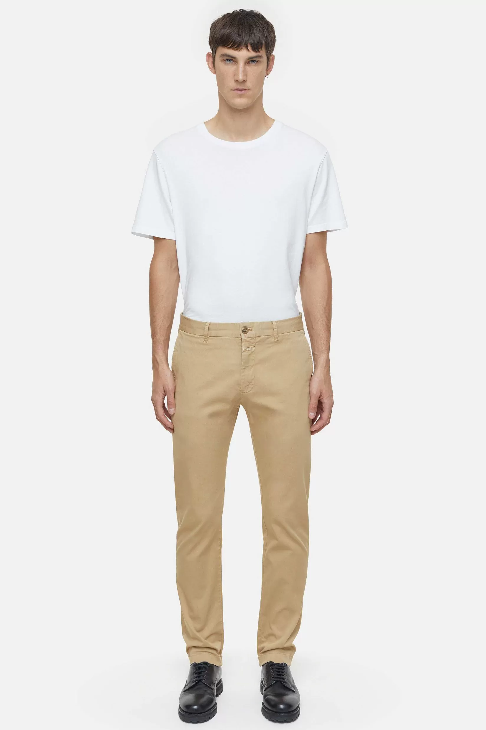 Clearance CLOSED Slanke Broek - Stijlnaam Clifton Slim Chino Beige