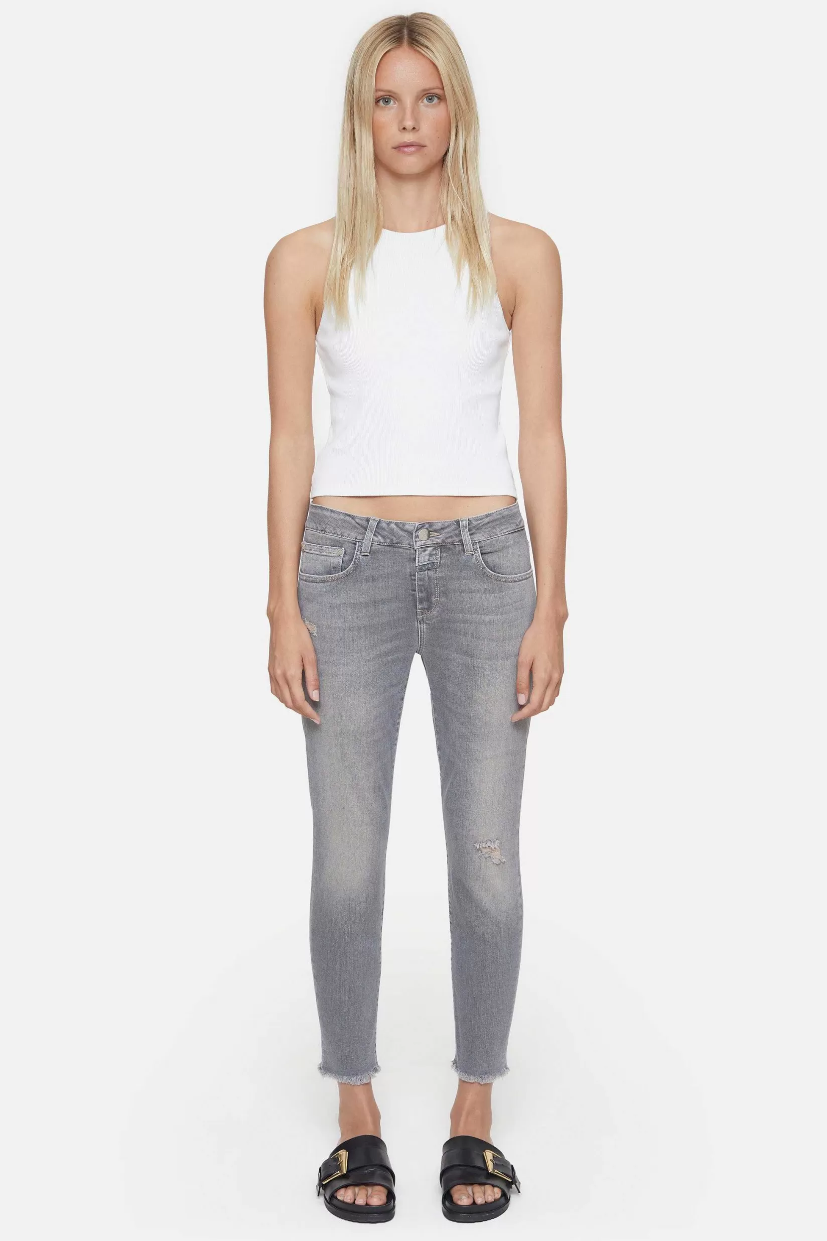 Fashion CLOSED Slim Jeans - Stijlnaam Baker Midden Grijs