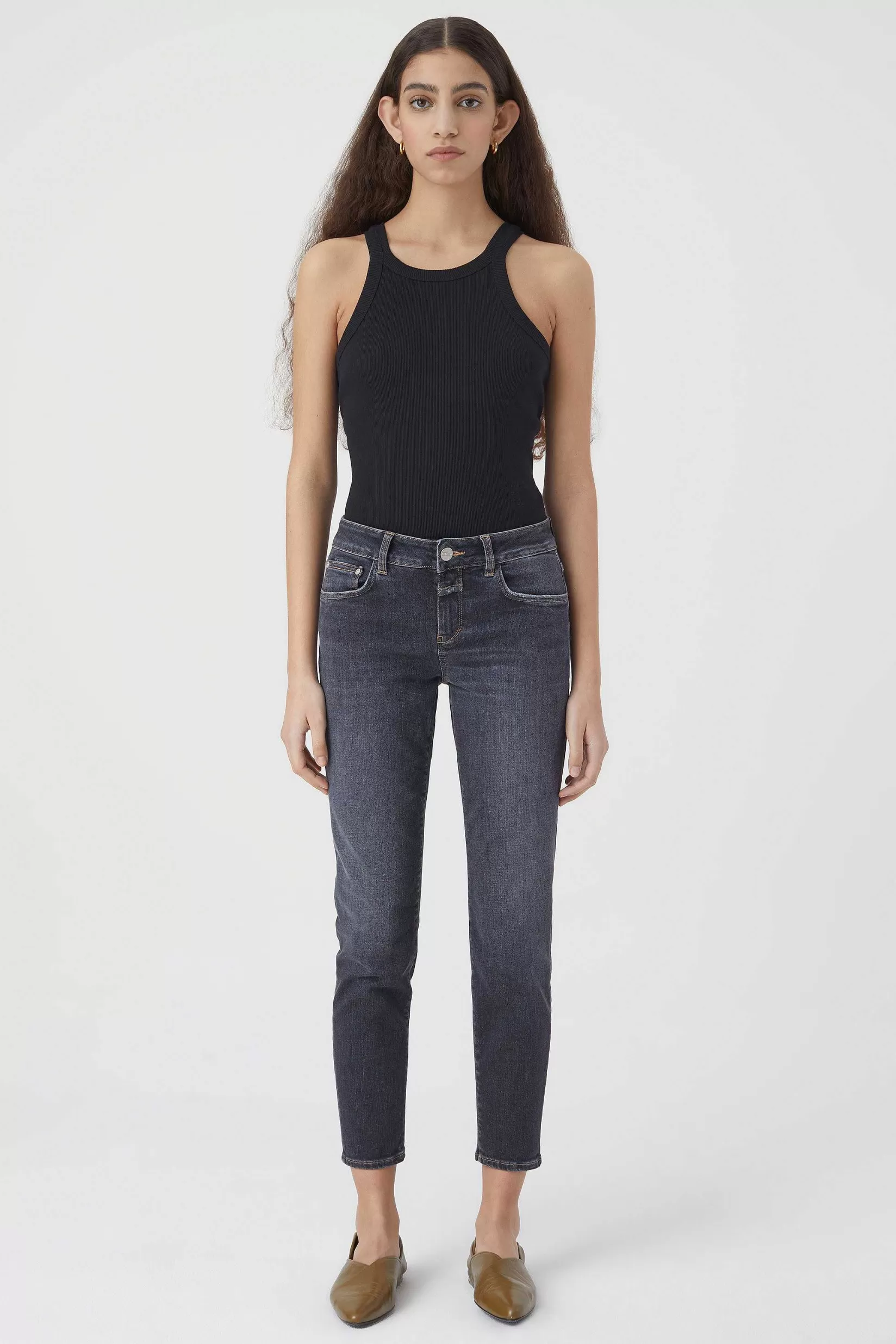 Fashion CLOSED Slim Jeans - Stijlnaam Baker Donker Grijs