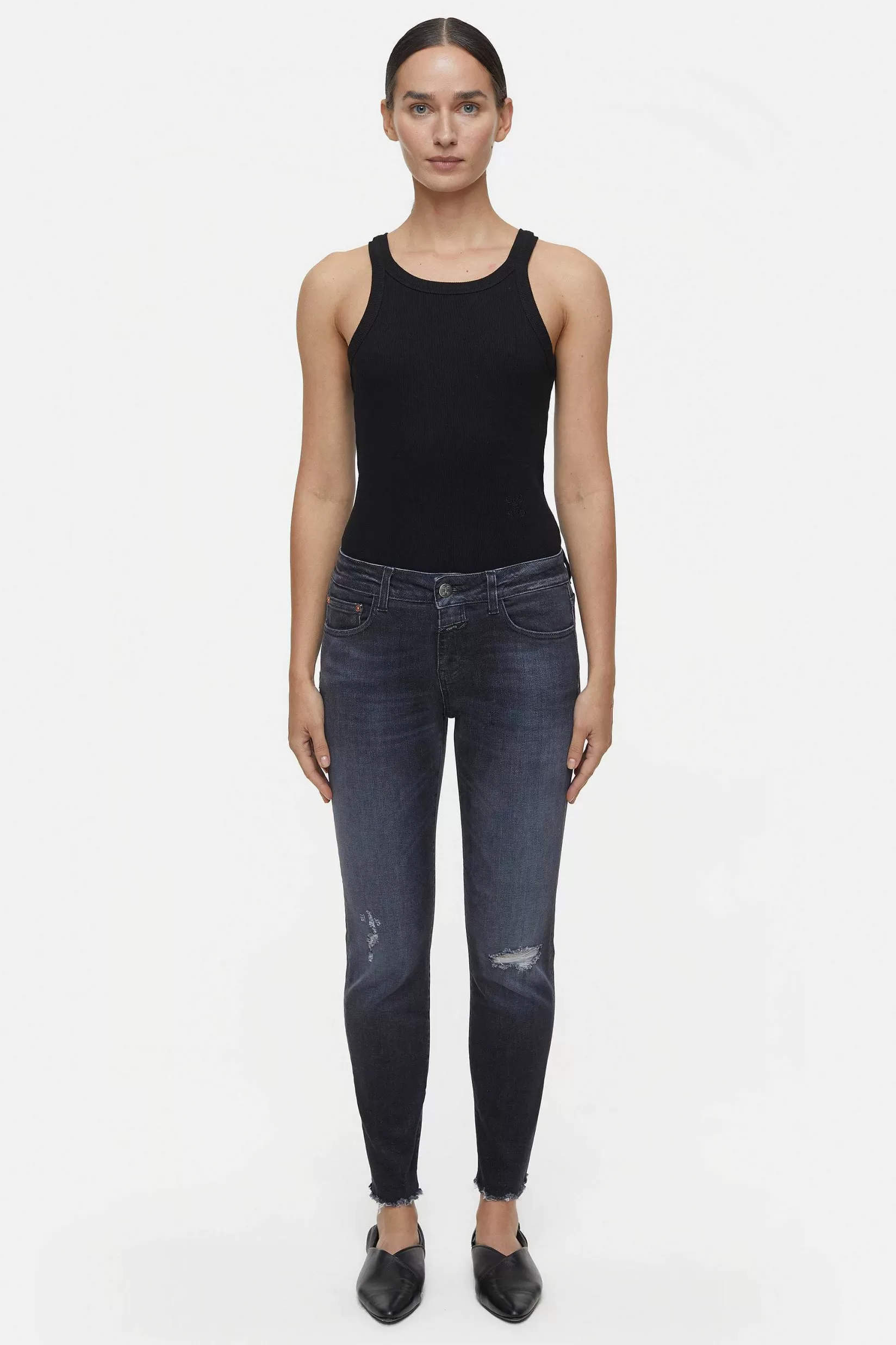 Cheap CLOSED Slim Jeans - Stijlnaam Baker Donker Grijs