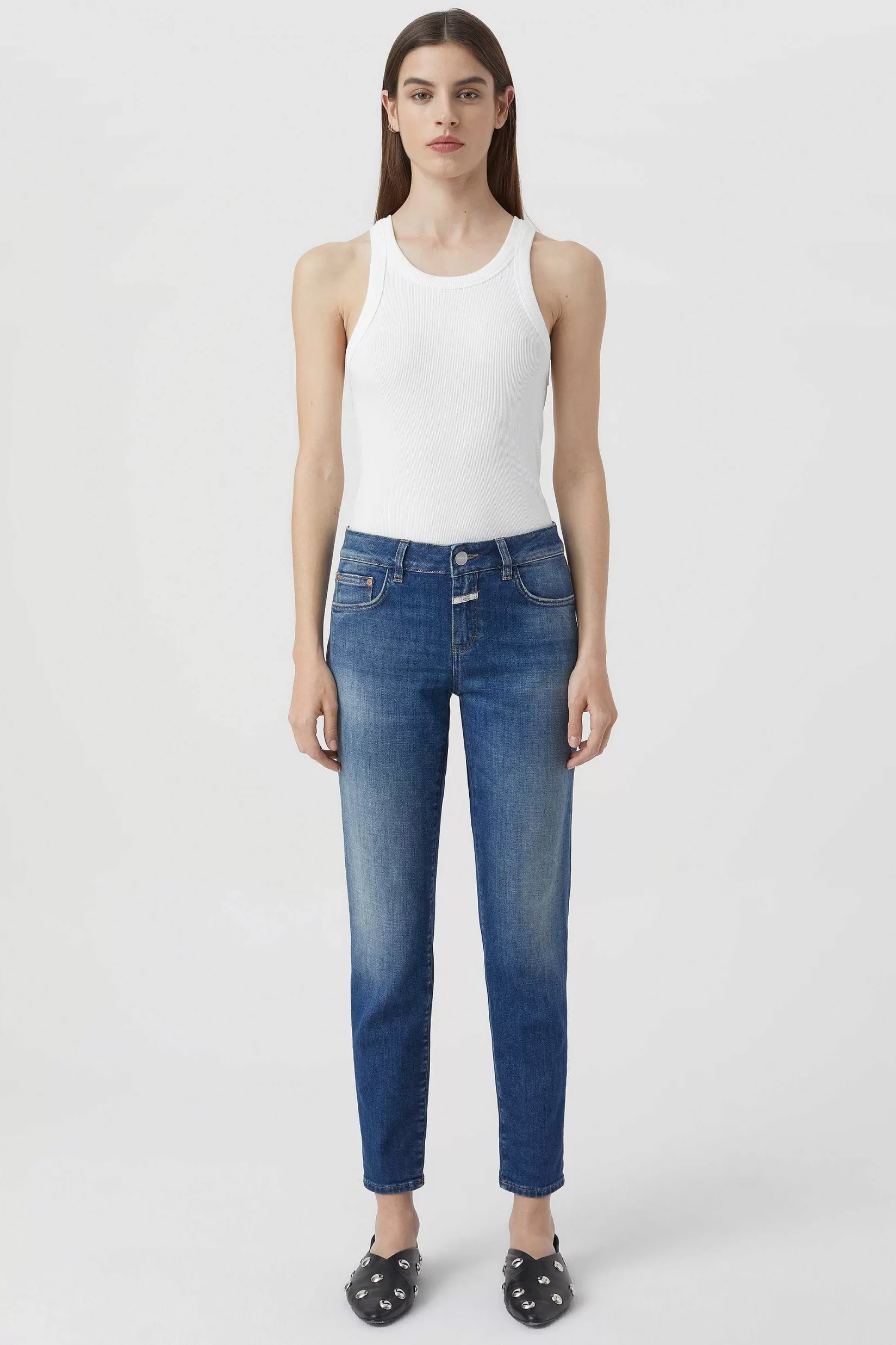 Flash Sale CLOSED Slim Jeans - Stijlnaam Baker Donkerblauw