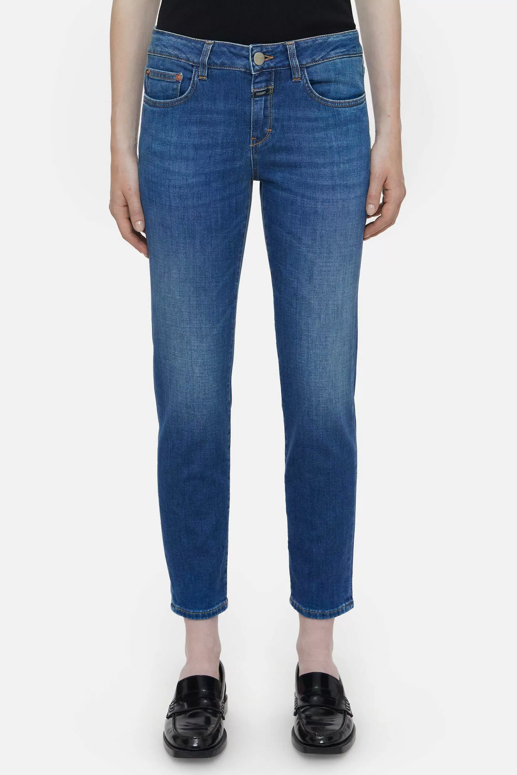 Cheap CLOSED Slim Jeans - Stijlnaam Baker Donkerblauw