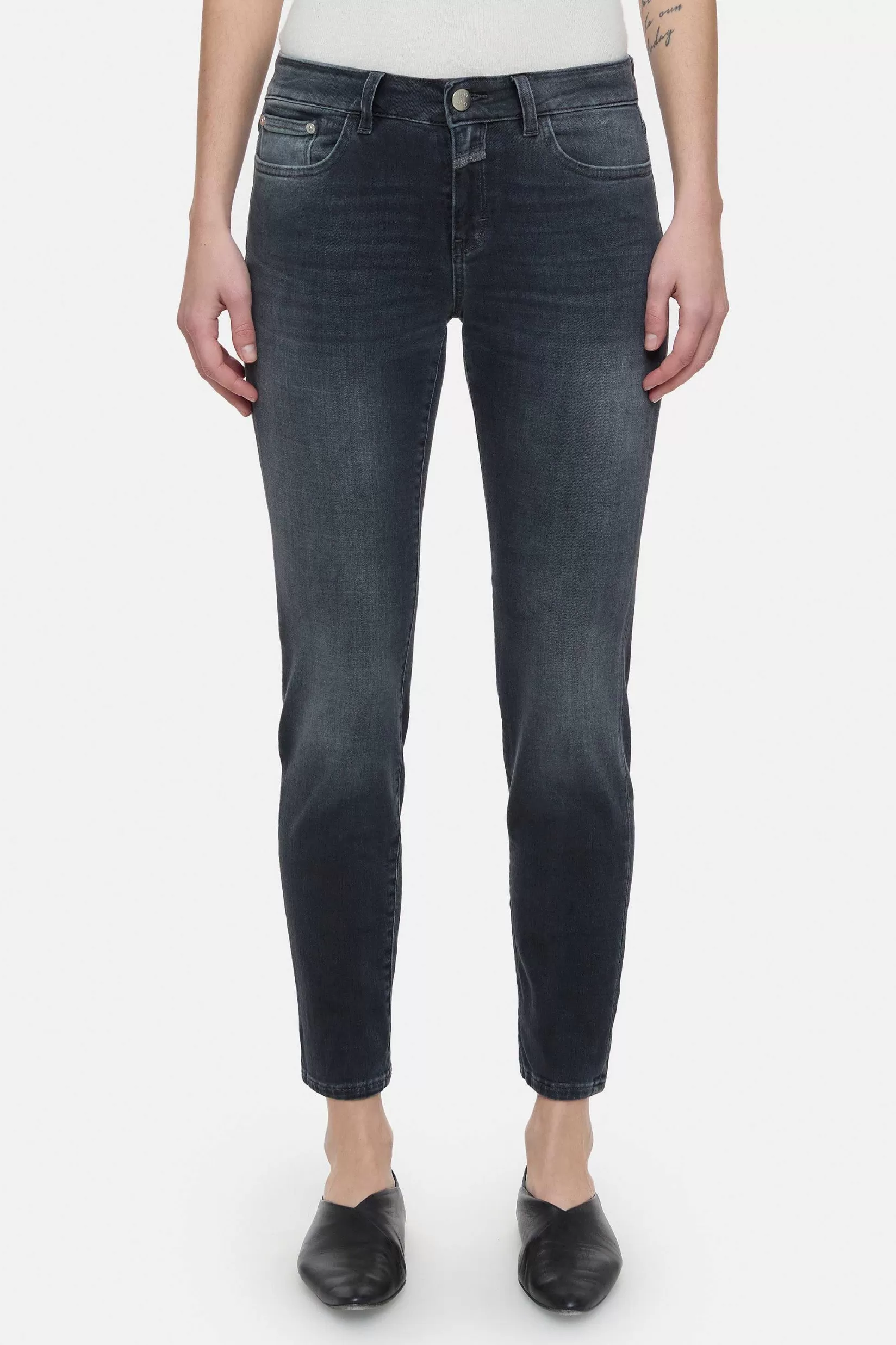 Best CLOSED Slim Jeans - Stijlnaam Baker Donker Grijs