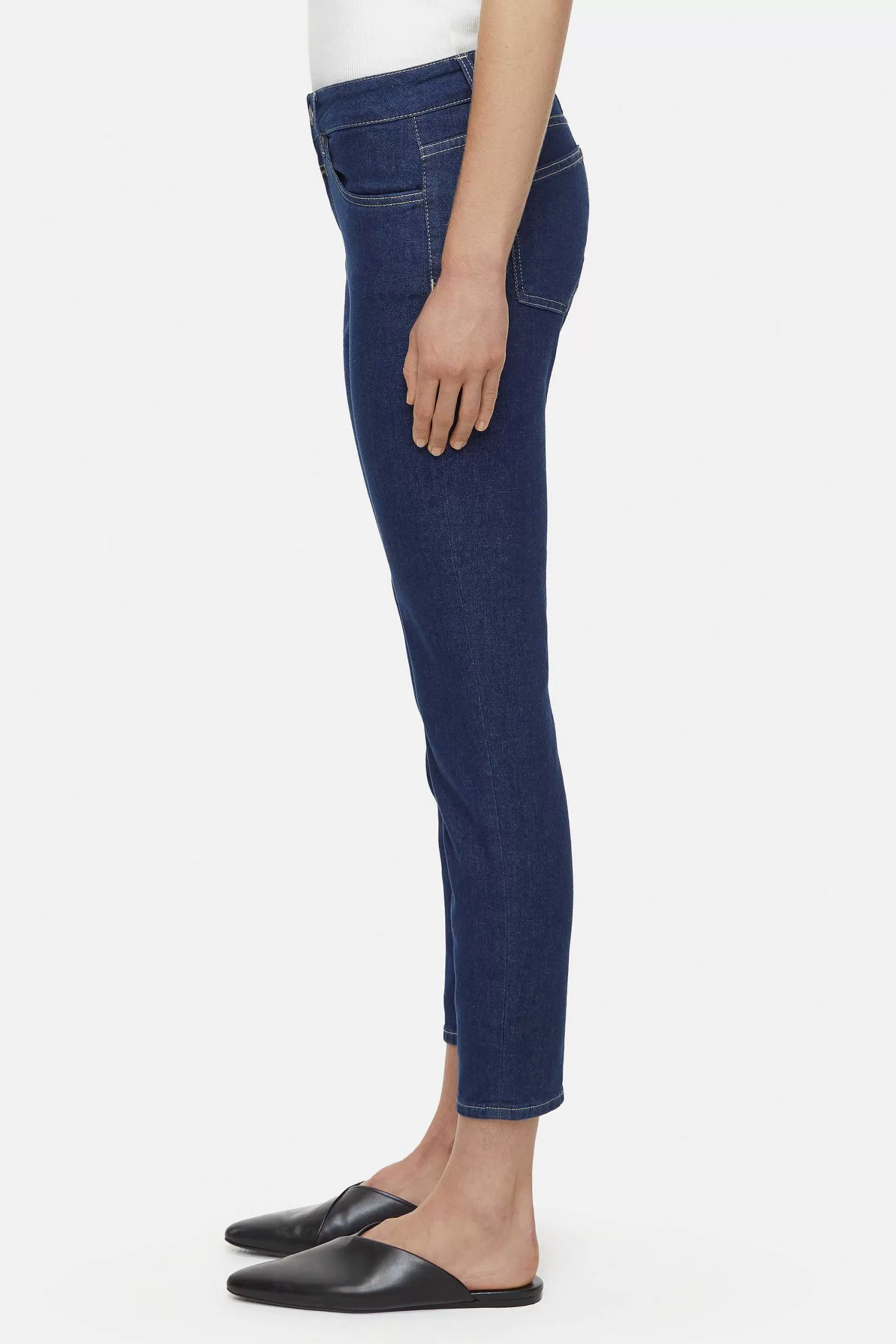 Hot CLOSED Slim Jeans - Stijlnaam Baker Donkerblauw