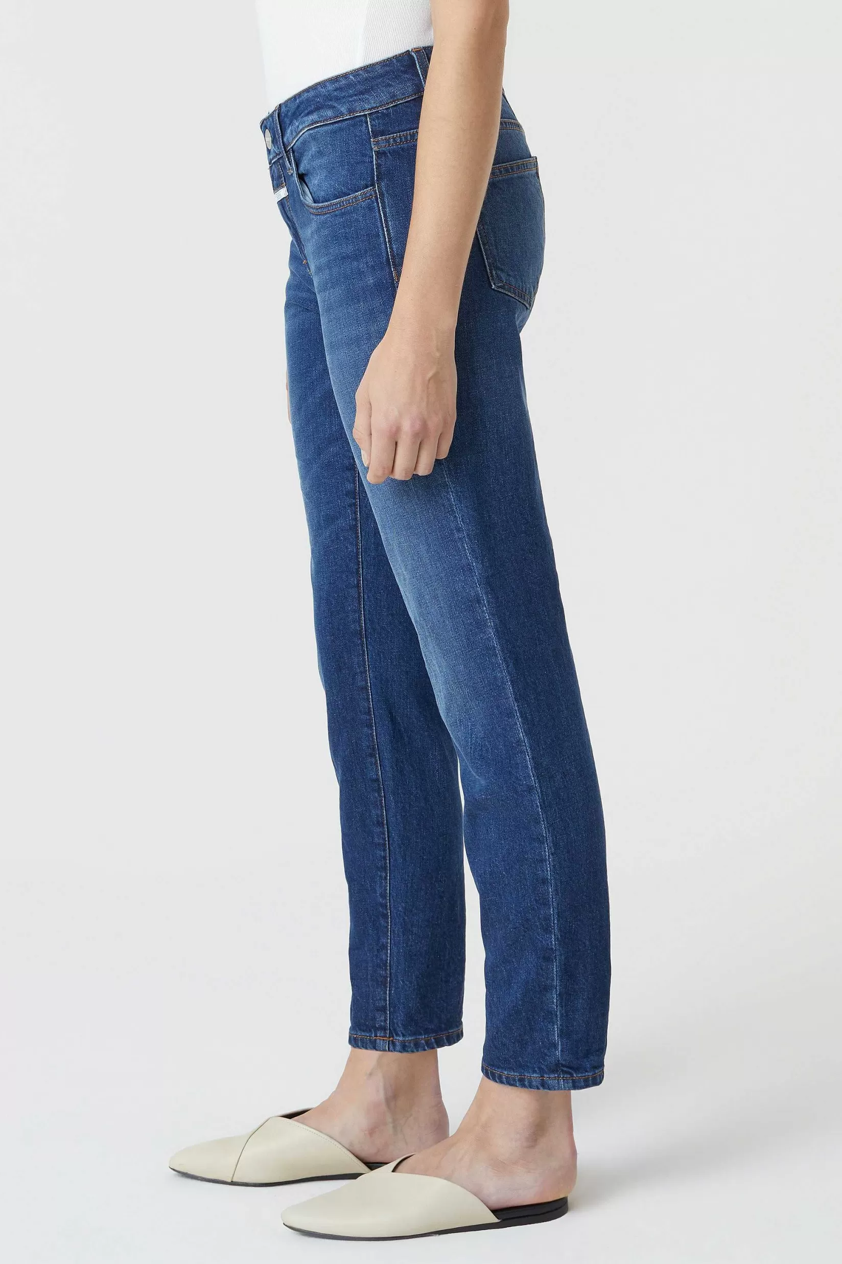 Online CLOSED Slim Jeans - Stijlnaam Baker Donkerblauw