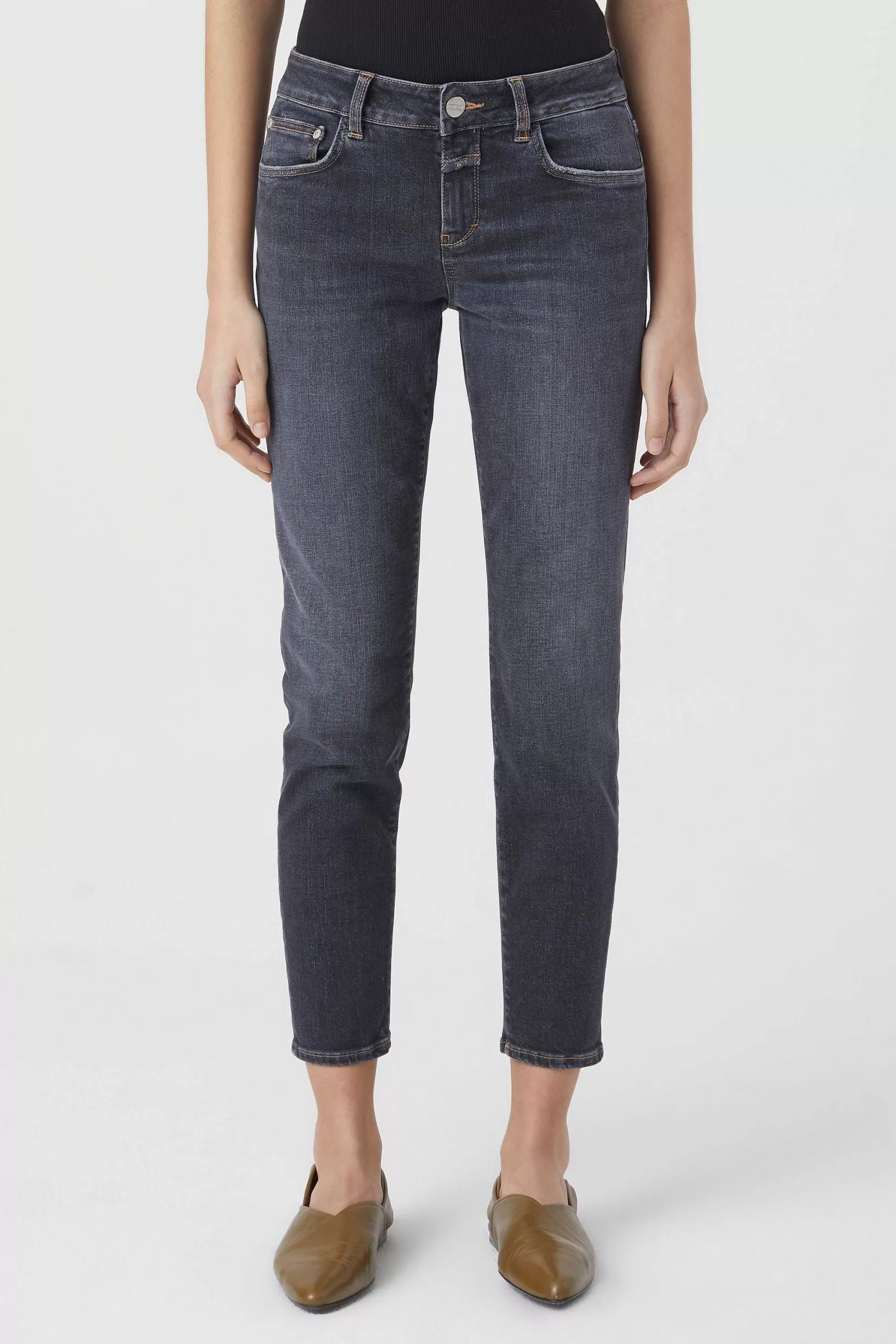 Fashion CLOSED Slim Jeans - Stijlnaam Baker Donker Grijs