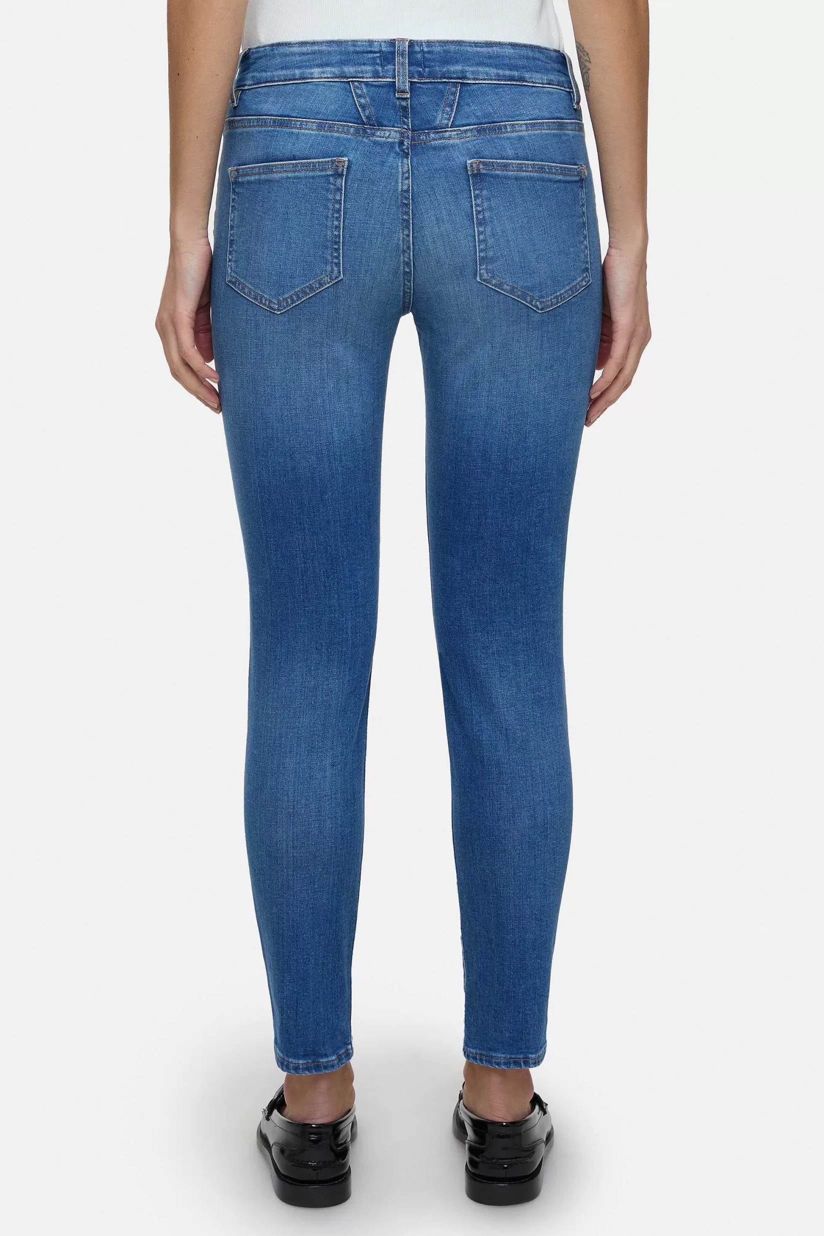 Shop CLOSED Slim Jeans - Stijlnaam Baker Midden Blauw