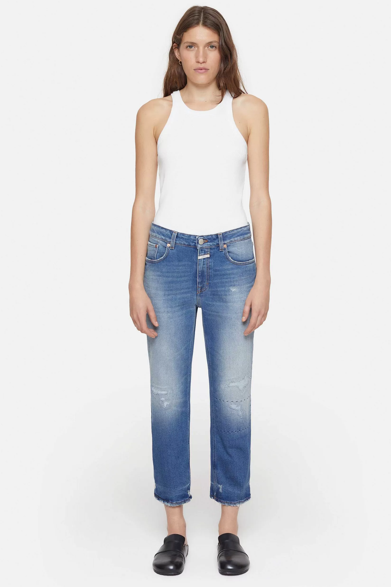 Best Sale CLOSED Slim Jeans - Stijlnaam Milo Donkerblauw