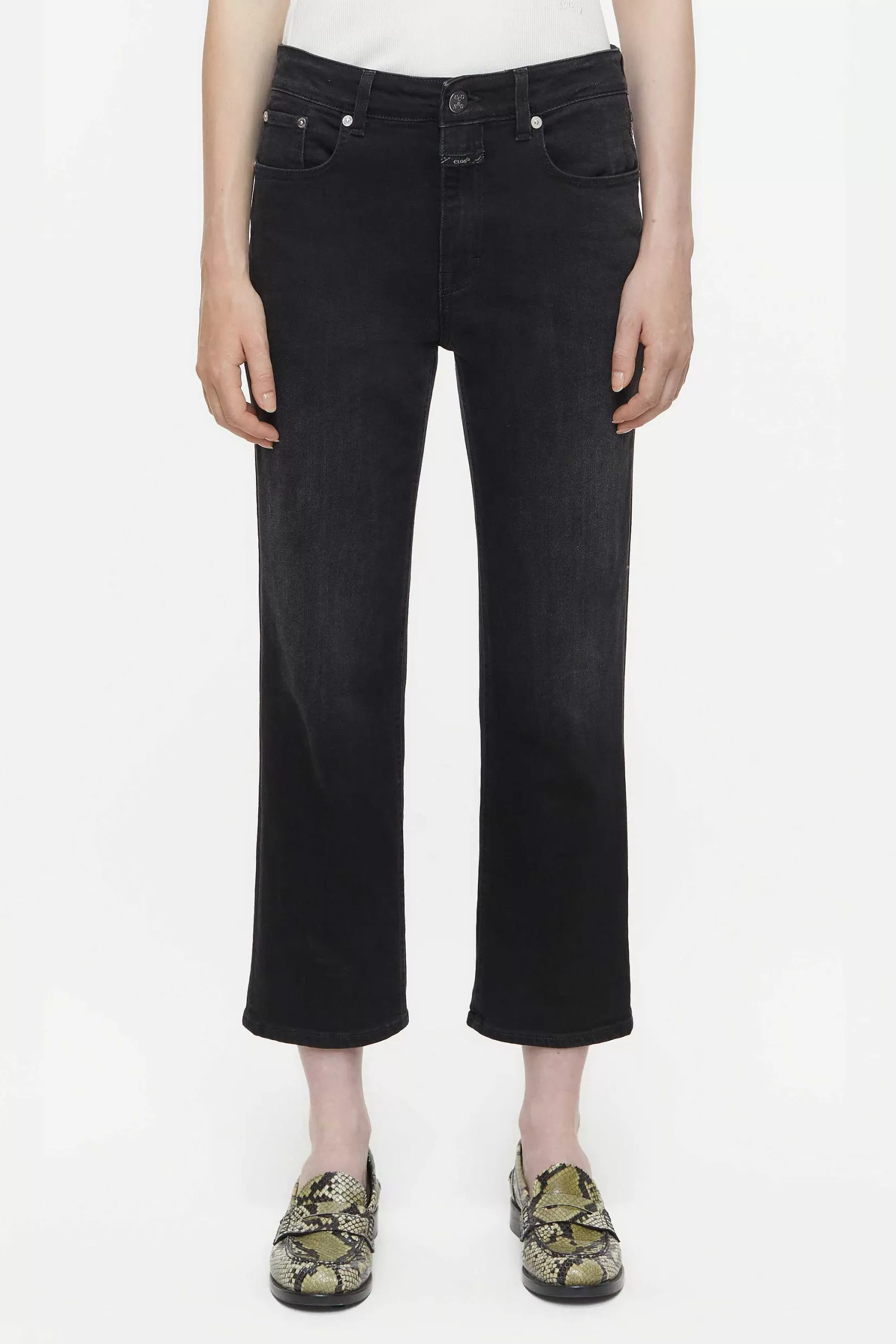 New CLOSED Slim Jeans - Stijlnaam Milo Donker Grijs