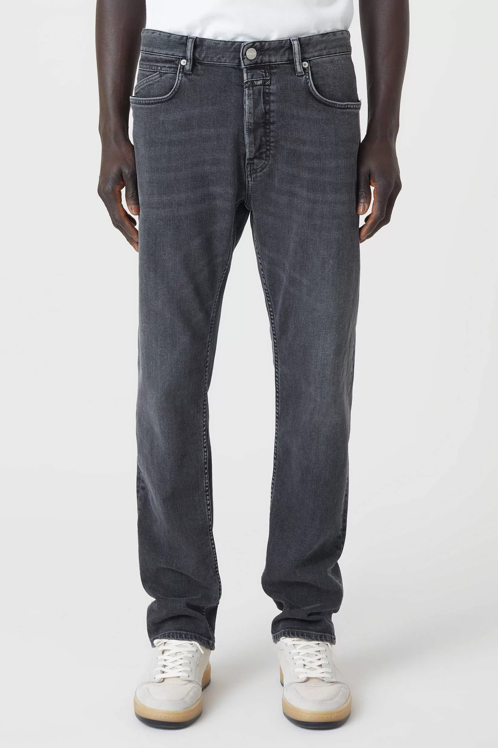 Shop CLOSED Slim Jeans - Stijlnaam Oakland Straight Donker Grijs