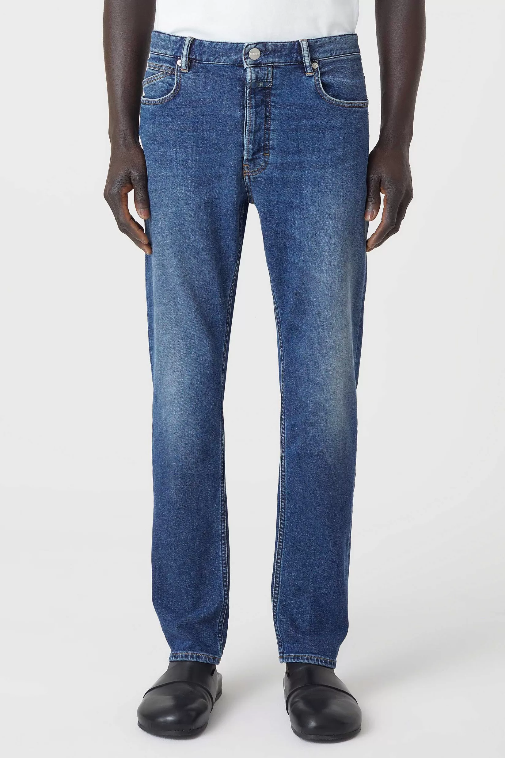 Best Sale CLOSED Slim Jeans - Stijlnaam Oakland Straight Midden Blauw