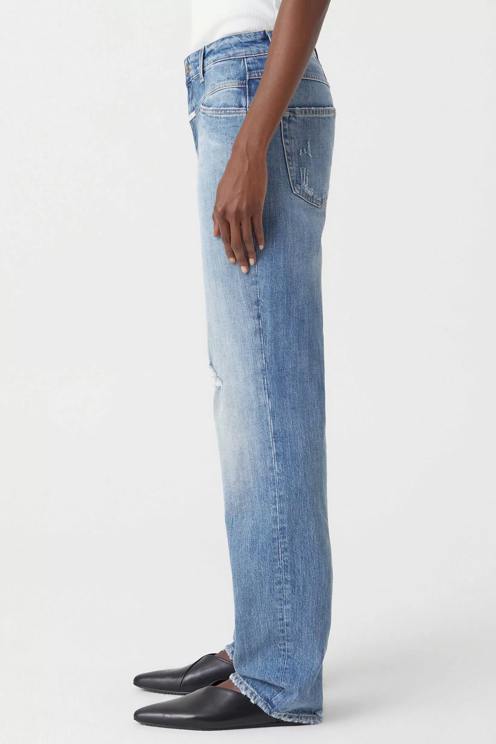 Fashion CLOSED Slim Jeans - Stijlnaam Straight-X Midden Blauw