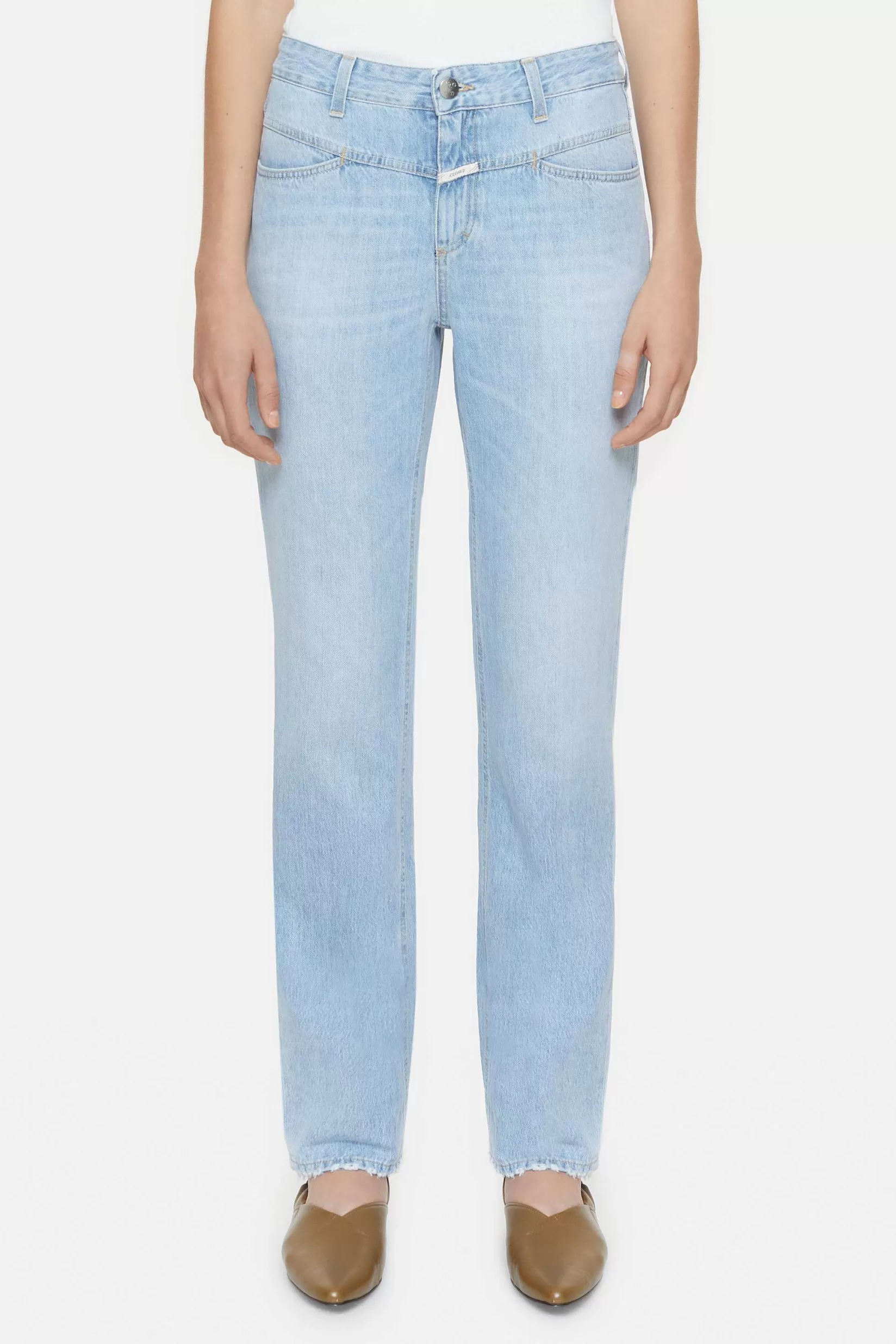 New CLOSED Slim Jeans - Stijlnaam Straight-X Lichtblauw