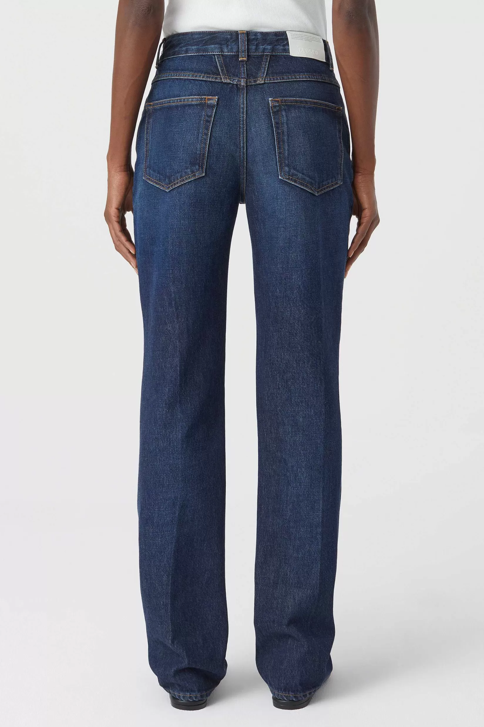 Outlet CLOSED Slim Jeans - Stijlnaam Straight-X Donkerblauw