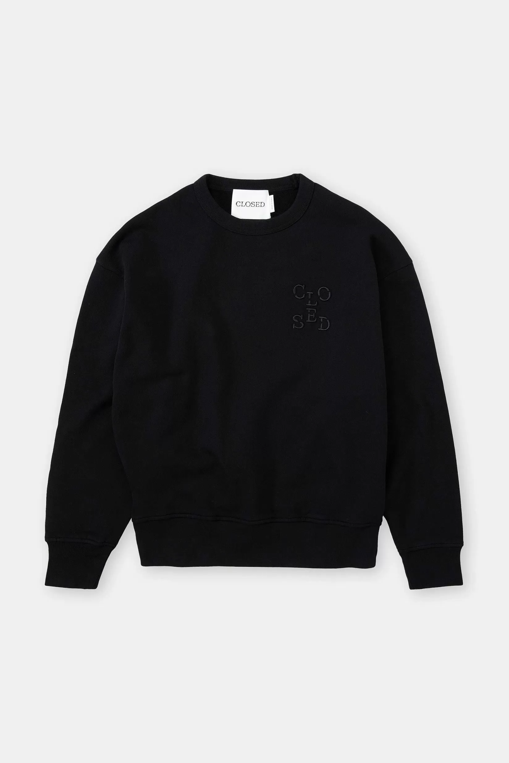 Cheap CLOSED Sweatshirt Met Logo Zwart