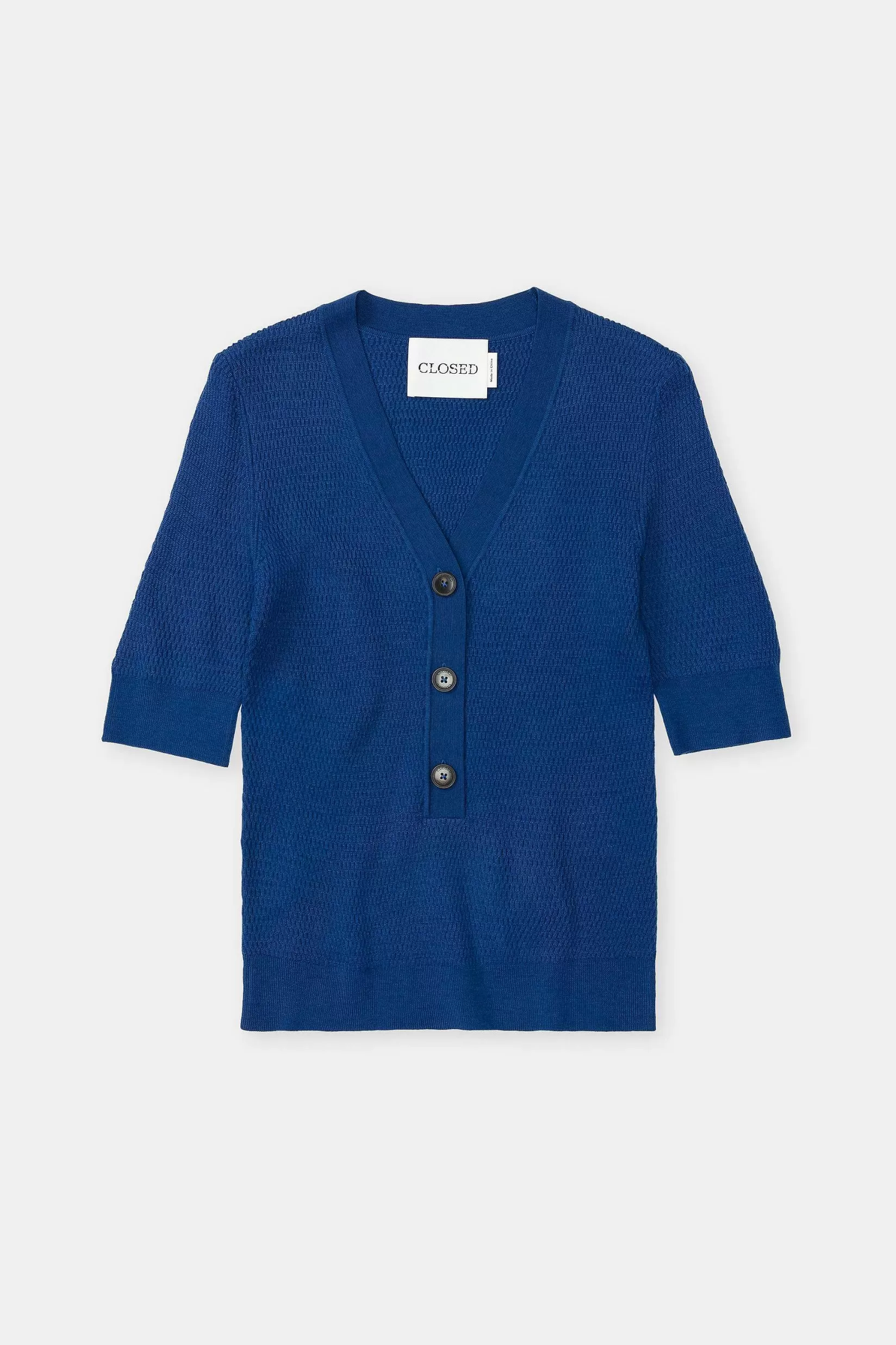 Outlet CLOSED Top Met V-Hals Voor Altijd Blauw