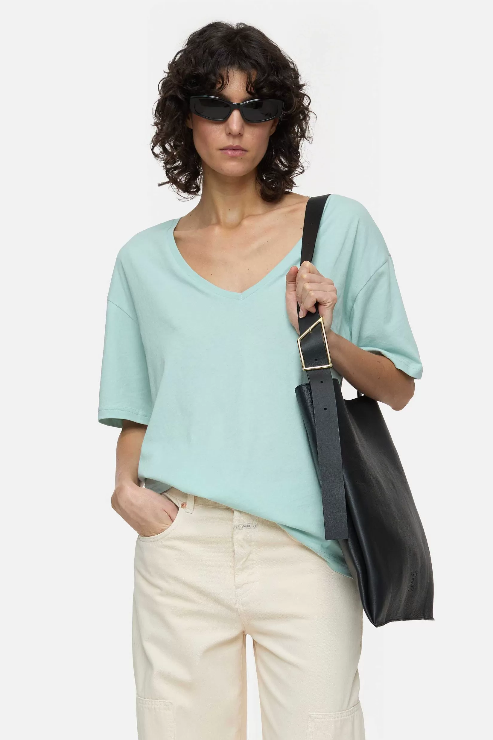 Shop CLOSED T-Shirt Met V-Hals Amalfi Zee