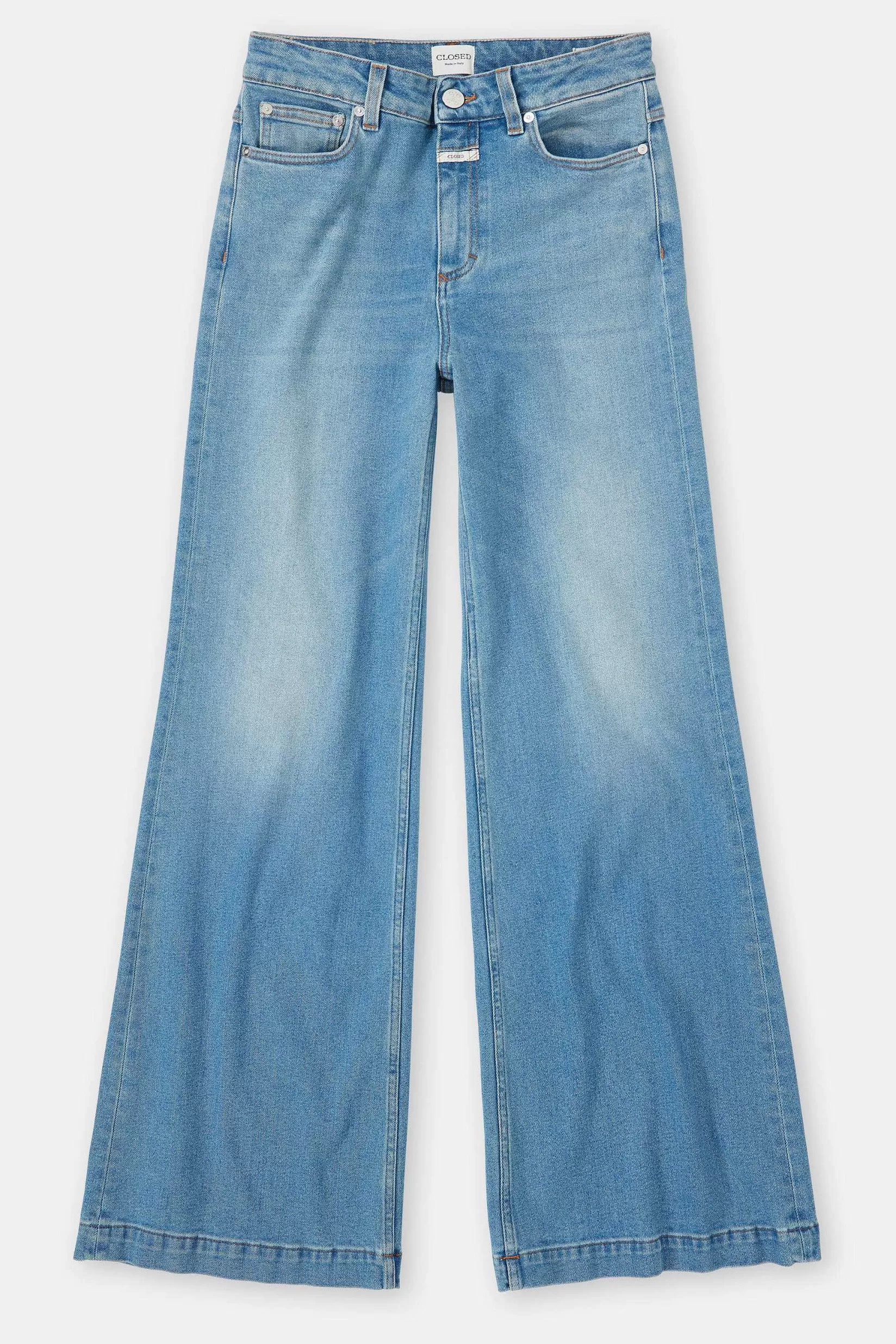 Sale CLOSED Wijde Jeans - Stijlnaam Glow-Up Midden Blauw