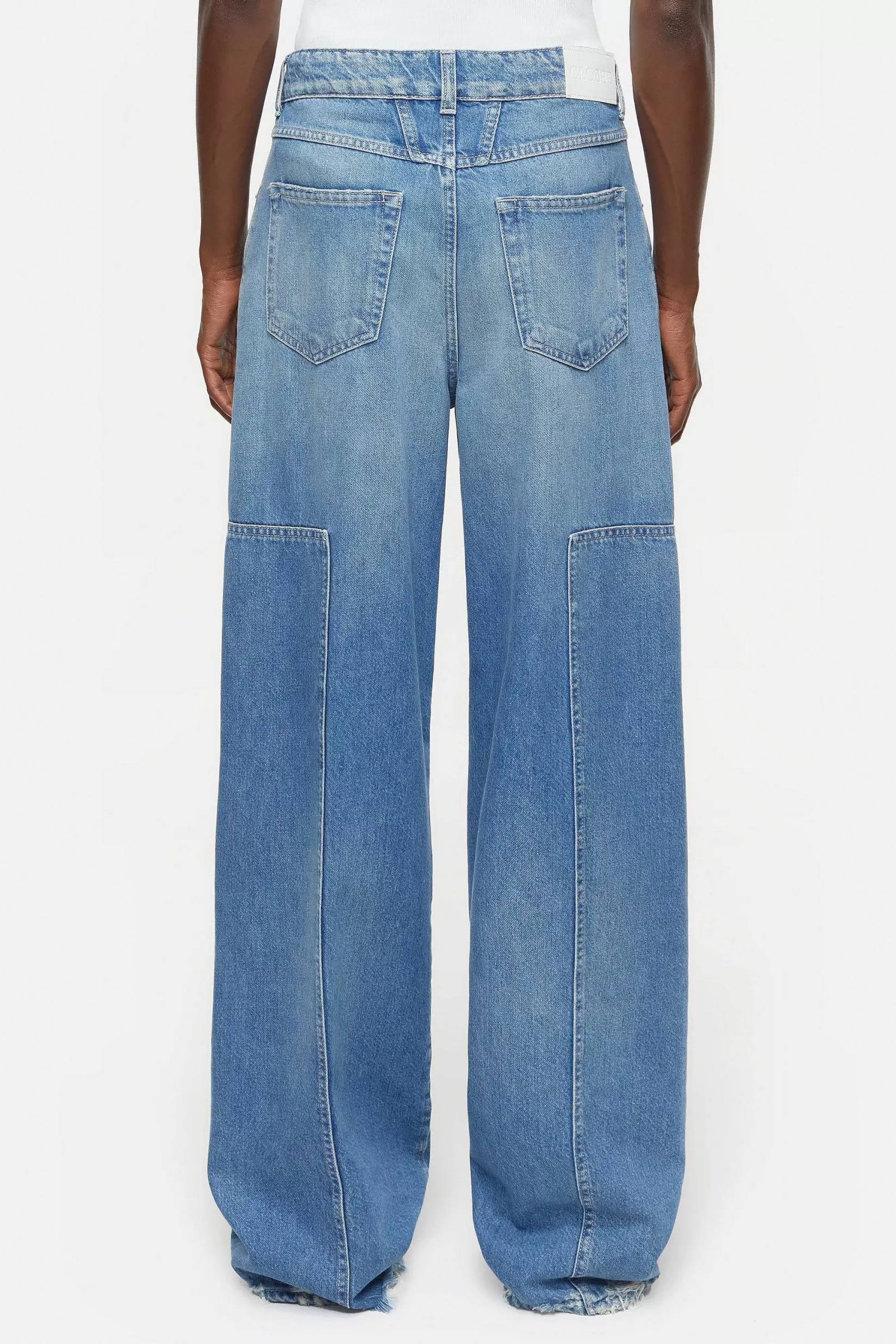 Cheap CLOSED Wijde Jeans - Stijlnaam Nikka Midden Blauw